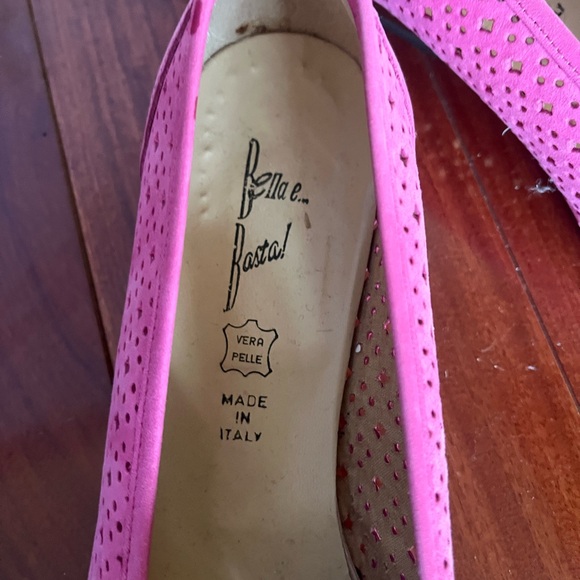 Pink Women's Loafers real leather (suede) handcrafted in Italy size 38 - Picture 2 of 14